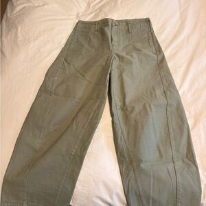 Blu Pepper Wide-Leg Capris in Olive